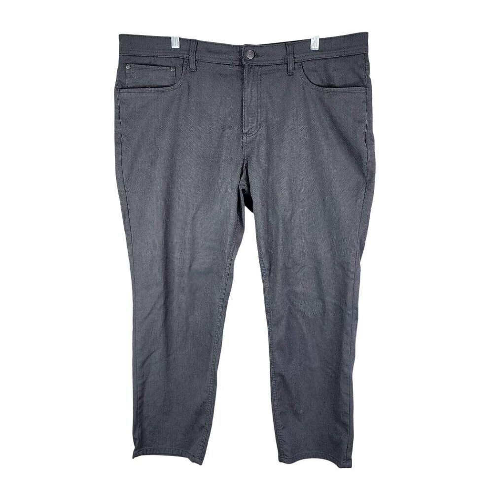 Mens Charcoal Gray English Laundry Chino Pants Cotton Polyester Blend Size 40X30